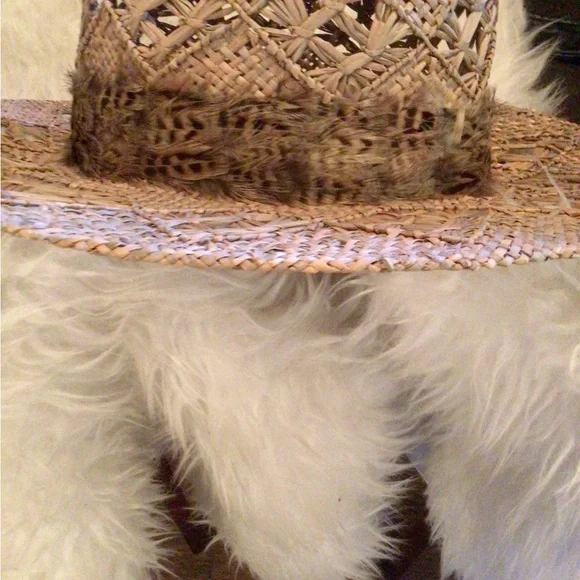 Rare Wyeth feathered seagrass boater